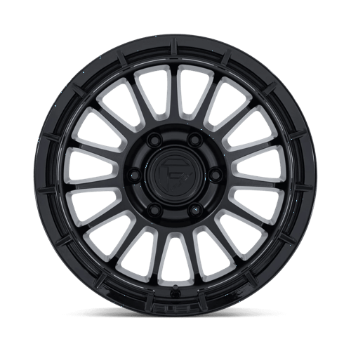 Fuel 1PC FC905 ASCEND 17x8.5 5x127 +25 Matte Black W/ Gloss Black Lip