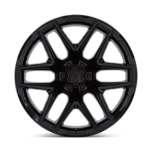 Fuel 1PC FLUX 24x10 6x139.7 +0 Gloss Black