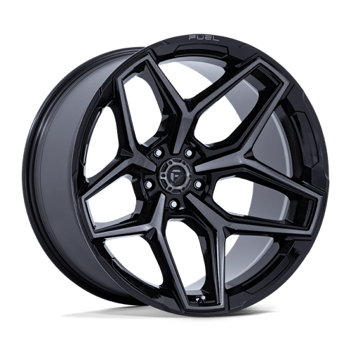 Fuel 1PC FLUX 17x9 5x127 +1 Gloss Black Brush Fc Gray Dddt