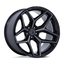 Fuel 1PC FLUX 17x9 5x127 +1 Gloss Black Brush Fc Gray Dddt