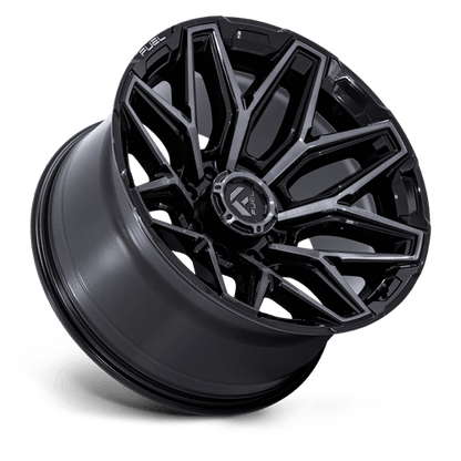 Fuel 1PC FLUX 20x9 8x170 +1 Gloss Black Brush Fc Gray Dddt