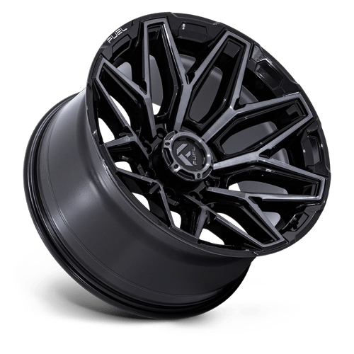 Fuel 1PC FLUX 22x10 8x170 -18 Gloss Black Brush Fc Gray Dddt