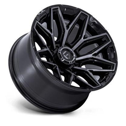 Fuel 1PC FLUX 22x10 8x170 -18 Gloss Black Brush Fc Gray Dddt