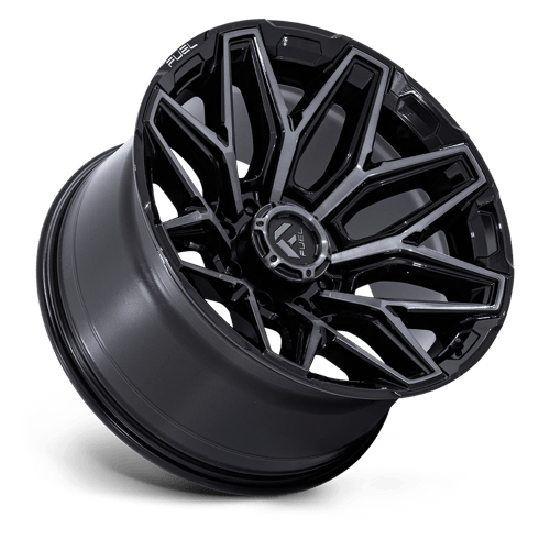 Fuel 1PC FLUX 22x12 8x170 -44 Gloss Black Brush Fc Gray Dddt