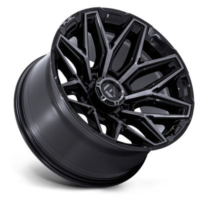 Fuel 1PC FLUX 20x10 8x170 -18 Gloss Black Brush Fc Gray Dddt