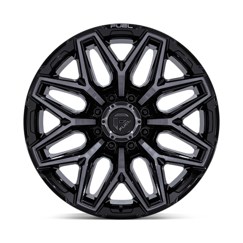 Fuel 1PC FLUX 22x10 8x170 -18 Gloss Black Brush Fc Gray Dddt