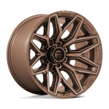 Fuel 1PC FLUX 20x10 8x180 -18 Platinum Bronze
