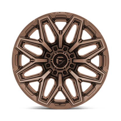 Fuel 1PC FLUX 22x12 8x170 -44 Platinum Bronze
