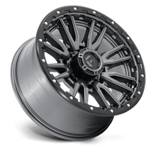 Fuel 1PC D680 REBEL 20x9 8x165.1 +1 Matte Gunmetal Black Bead Ring