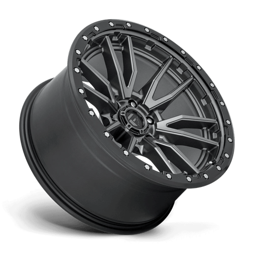 Fuel 1PC D680 REBEL 20x10 6x135 -18 Matte Gunmetal Black Bead Ring