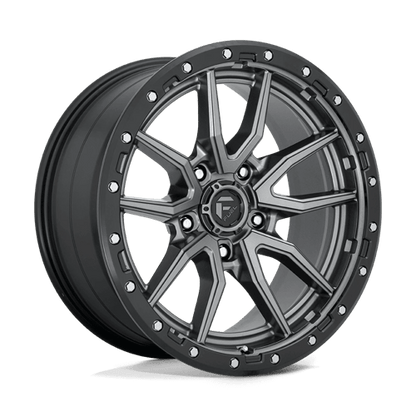 Fuel 1PC D680 REBEL 20x9 5x150 +1 Matte Gunmetal Black Bead Ring