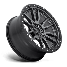 Fuel 1PC D680 REBEL 20x9 6x139.7 +20 Matte Gunmetal Black Bead Ring