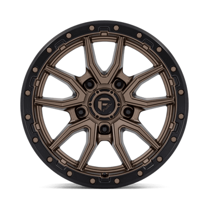 Fuel 1PC D681 REBEL 17x9 5x150 +1 Matte Bronze Black Bead Ring