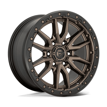 Fuel 1PC D681 REBEL 18x9 6x135 +1 Matte Bronze Black Bead Ring