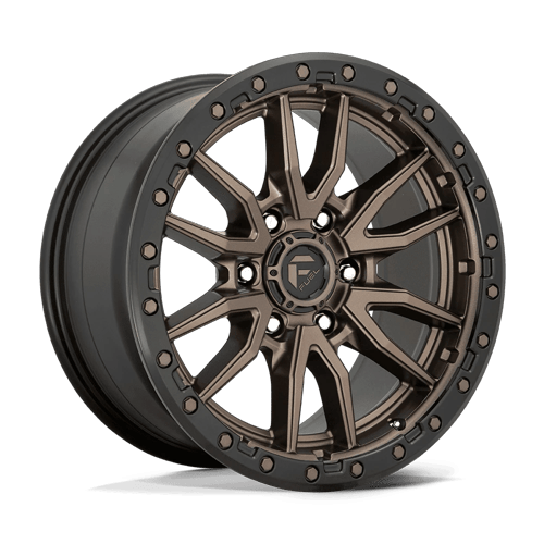 Fuel 1PC D681 REBEL 18x9 6x114.3 +20 Matte Bronze Black Bead Ring