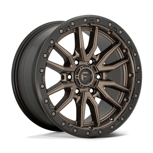 Fuel 1PC D681 REBEL 18x9 6x120 +20 Matte Bronze Black Bead Ring