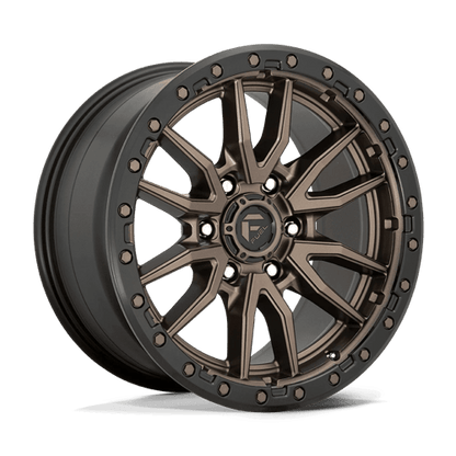 Fuel 1PC D681 REBEL 18x9 6x120 +20 Matte Bronze Black Bead Ring