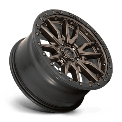 Fuel 1PC D681 REBEL 18x9 6x120 +20 Matte Bronze Black Bead Ring