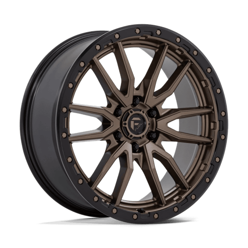 Fuel 1PC D681 REBEL 22x9 6x139.7 +20 Matte Bronze Black Bead Ring