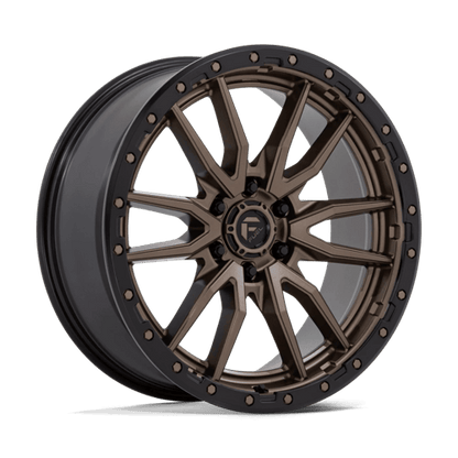 Fuel 1PC D681 REBEL 22x9 6x135 +20 Matte Bronze Black Bead Ring