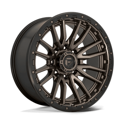 Fuel 1PC D681 REBEL 22x10 8x170 -18 Matte Bronze Black Bead Ring