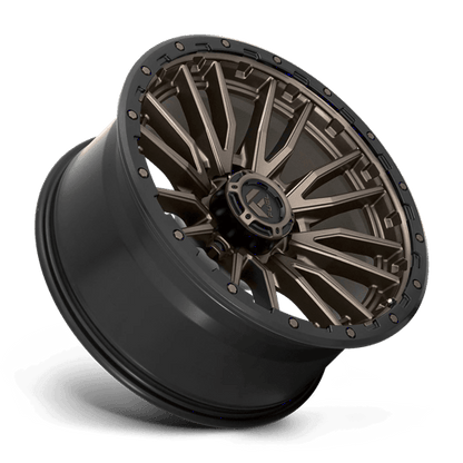 Fuel 1PC D681 REBEL 22x10 8x170 -18 Matte Bronze Black Bead Ring