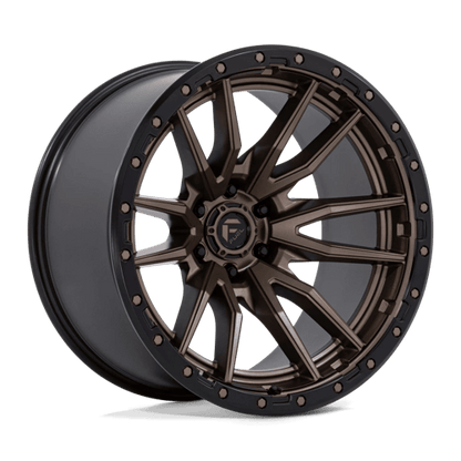Fuel 1PC D681 REBEL 22x12 6x135 -44 Matte Bronze Black Bead Ring