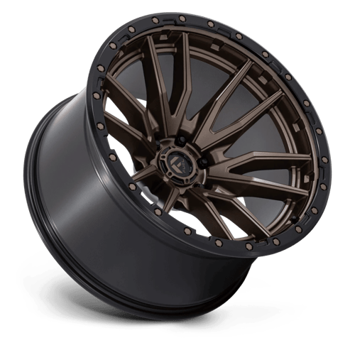 Fuel 1PC D681 REBEL 22x12 6x135 -44 Matte Bronze Black Bead Ring