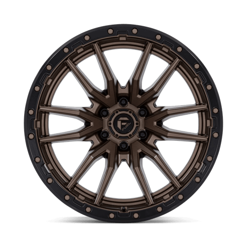 Fuel 1PC D681 REBEL 22x12 6x135 -44 Matte Bronze Black Bead Ring