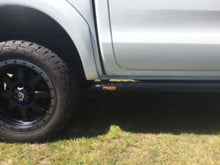 Mazda BT-50 2012 - 2020 Rock Sliders / Side steps - Flat - Powdercoated Ally Checkerplate Tread
