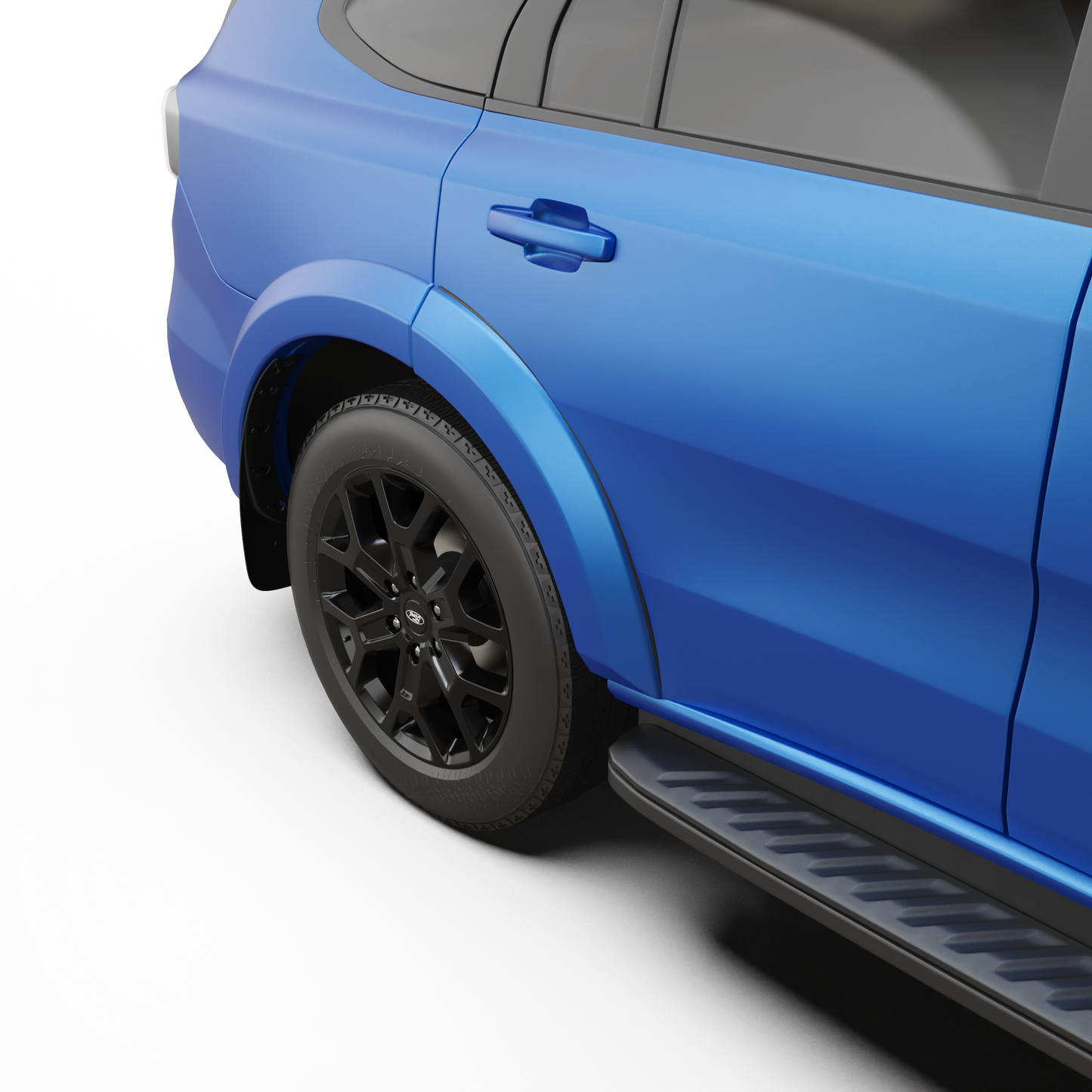 Front view of Toyota Hilux 2015–2018 with EGR Fender Flares, showcasing a bold upgraded appearance and seamless integration with bumper sensors
