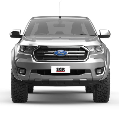 Front-facing Ford Ranger PX showcasing EGR Fender Flares designed for durability and off-road styling