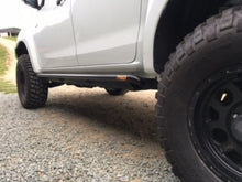 Isuzu D-Max 2012-2020 ANGLED Rock Sliders / Side Steps - Powdercoated