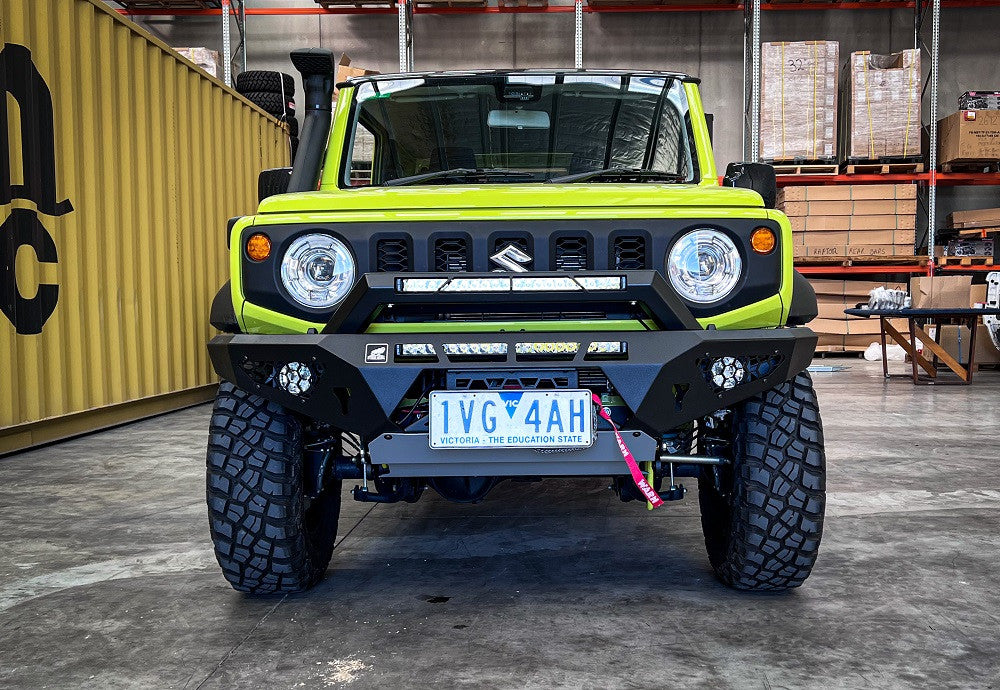 Predator bar with optional hoop and lights for Suzuki Jimny JB74