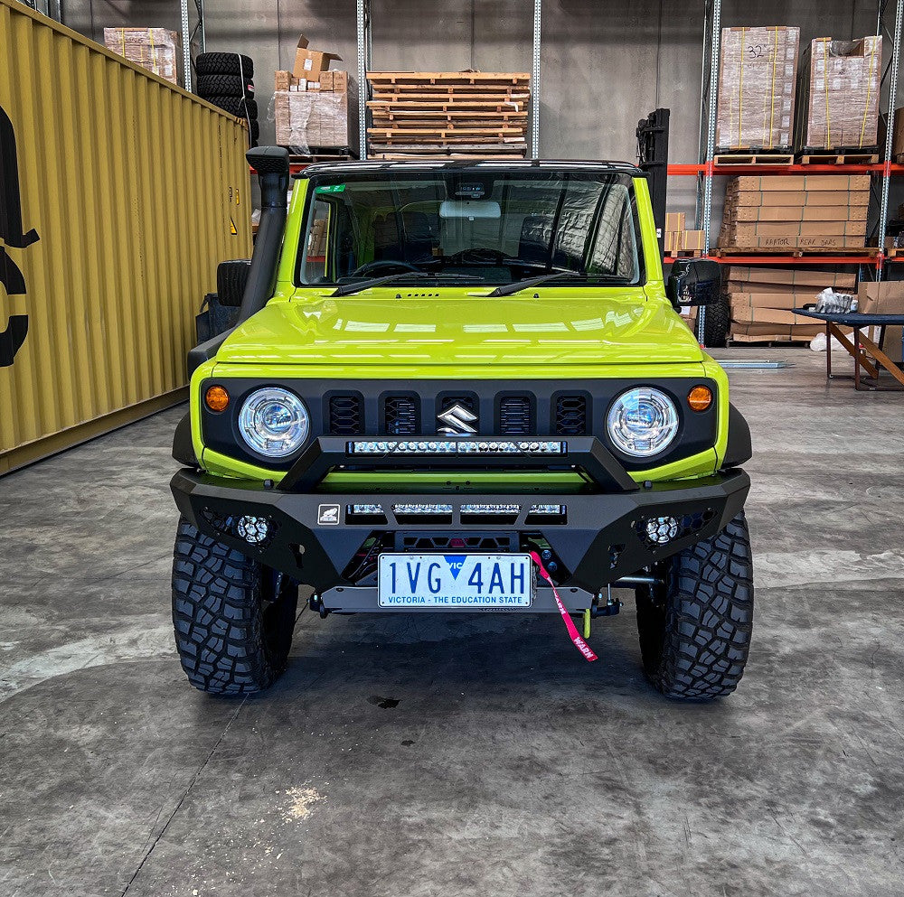 Predator bar with optional hoop and lights for Suzuki Jimny JB74