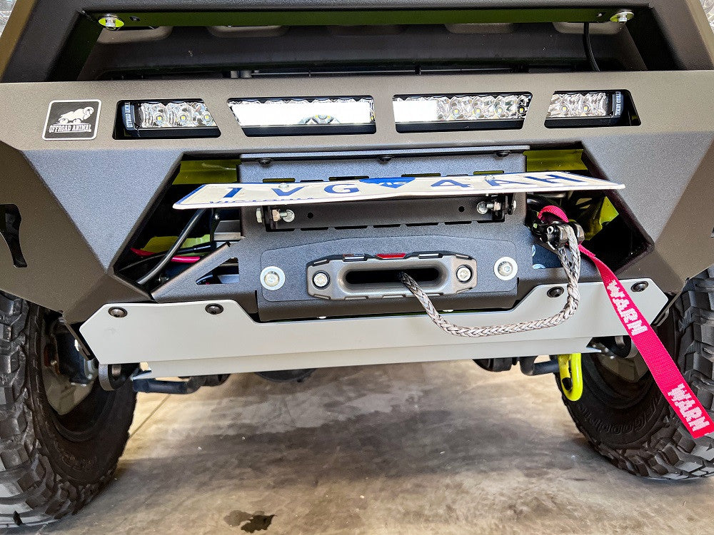 ATV and Full size winches fit in this bar