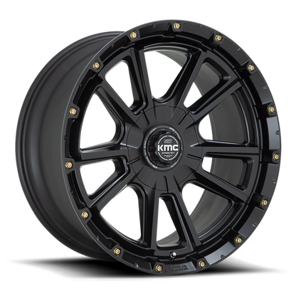 KMC KM100 SYNC 20x9 5.5 +18 Satin Black