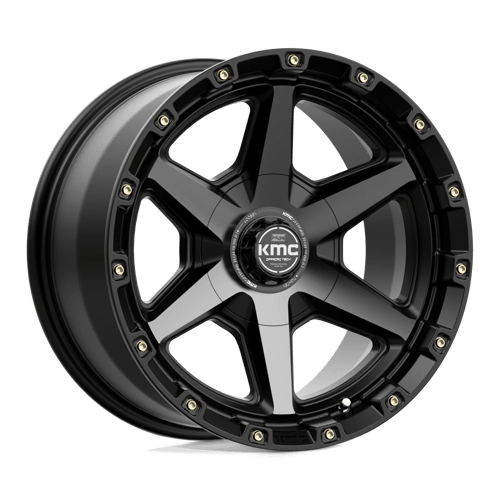 KMC KM101 TEMPO 20x9 5.5 +0 Satin Black W/ Gray Tint