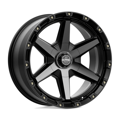 KMC KM101 TEMPO 20x9 5.5 +0 Satin Black W/ Gray Tint