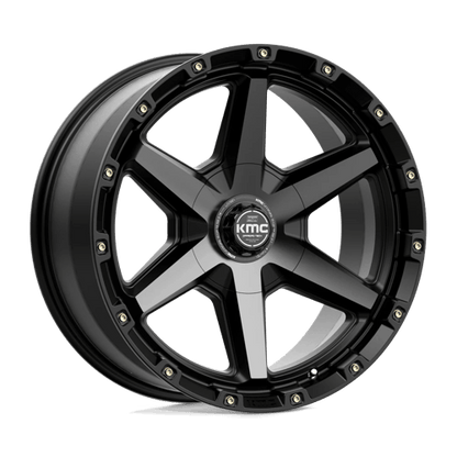 KMC KM101 TEMPO 20x9 5.5 +0 Satin Black W/ Gray Tint