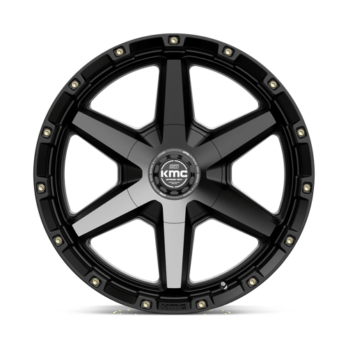 KMC KM101 TEMPO 20x9 5.5 +0 Satin Black W/ Gray Tint