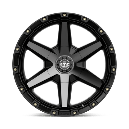 KMC KM101 TEMPO 20x9 5.5 +0 Satin Black W/ Gray Tint