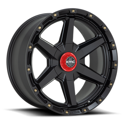 KMC KM101 TEMPO 20x9 5x150 +18 Satin Black