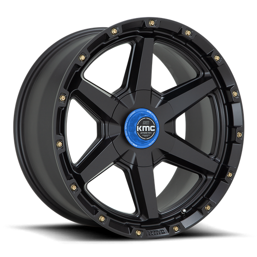 KMC KM101 TEMPO 20x9 5.5 +0 Satin Black