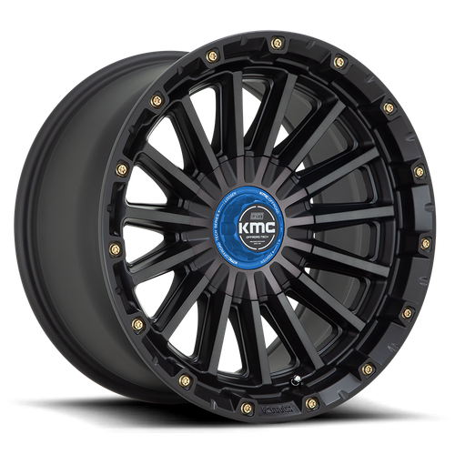 KMC KM102 SIGNAL 20x9 5.5 +0 Satin Black W/ Gray Tint