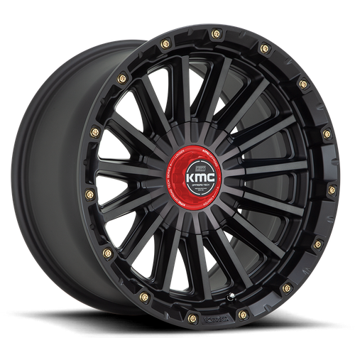KMC KM102 SIGNAL 20x9 5.5 +0 Satin Black W/ Gray Tint