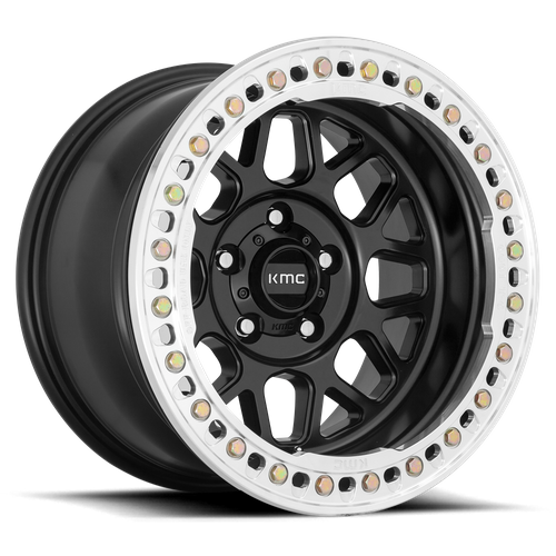 KMC KM235 GRENADE CRAWL BEADLOCK 17x9 5x127 -38 Satin Black