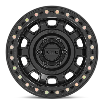 KMC KM236 TANK BEADLOCK 17x9 8x170 -38 Satin Black