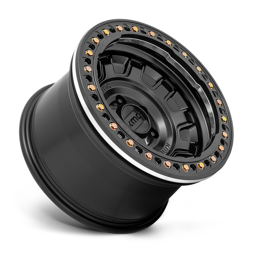 KMC KM236 TANK BEADLOCK 17x9 6x139.7 -15 Satin Black