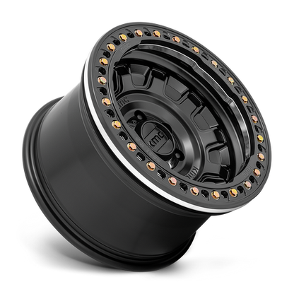KMC KM236 TANK BEADLOCK 17x9 6x139.7 -15 Satin Black